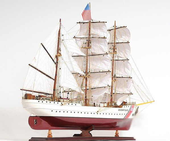 Us. Coast Guard Eagle E.E. Sailing Model Ship